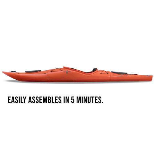 PAKAYAK Bluefin 14 The Ultimate Paking Kayak Nesting Ultra Portable Pro Kayak (Habanero)