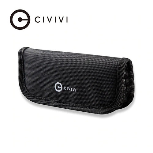 Civivi C-01 Black Nylon Zippered Pouch W Polishing Cloth C-01
