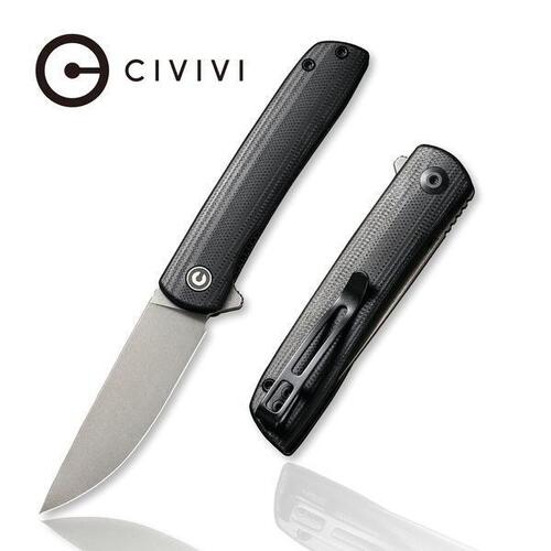 CIVIVI C20009B-3  BO Folding Knife, Black G10