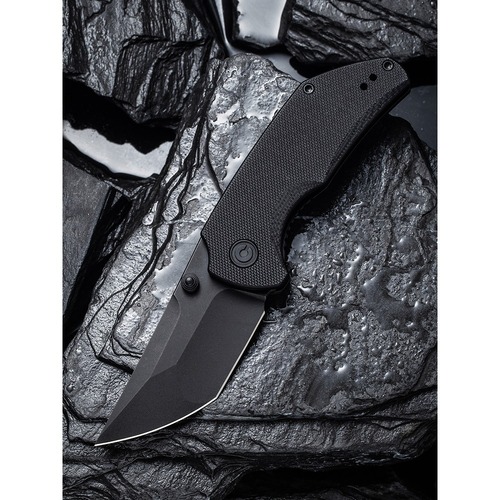 CIVIVI C20028C-1 Thug 2 Folding Knife, Black G10