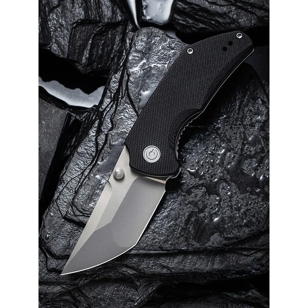 CIVIVI C20028C-2 Thug 2 Folding Knife, Black G10, Nitro-V