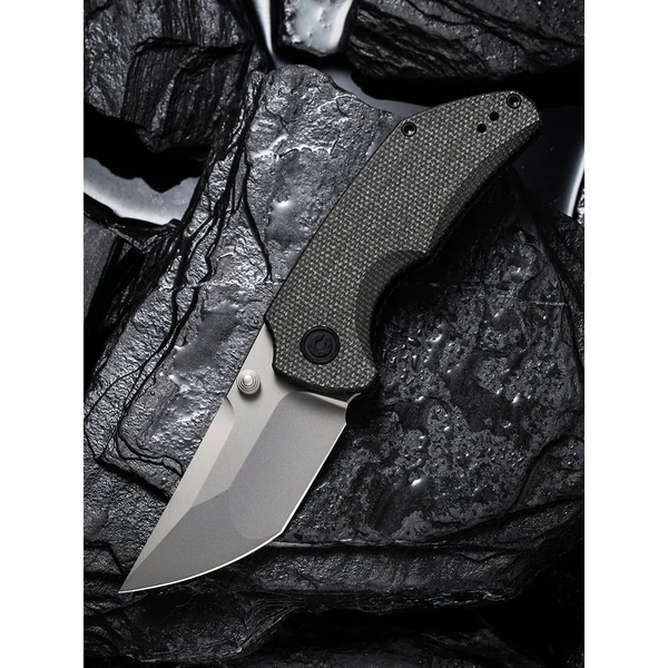 CIVIVI C20028C-3 Thug 2 Folding Knife, Dark Green Micarta