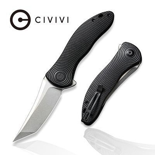Civivi C20075B-1  Synergy3 Folding Knife, Stonewashed Tanto