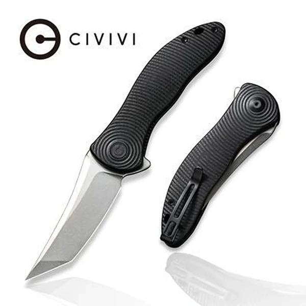 Civivi C20075B-1  Synergy3 Folding Knife, Stonewashed Tanto