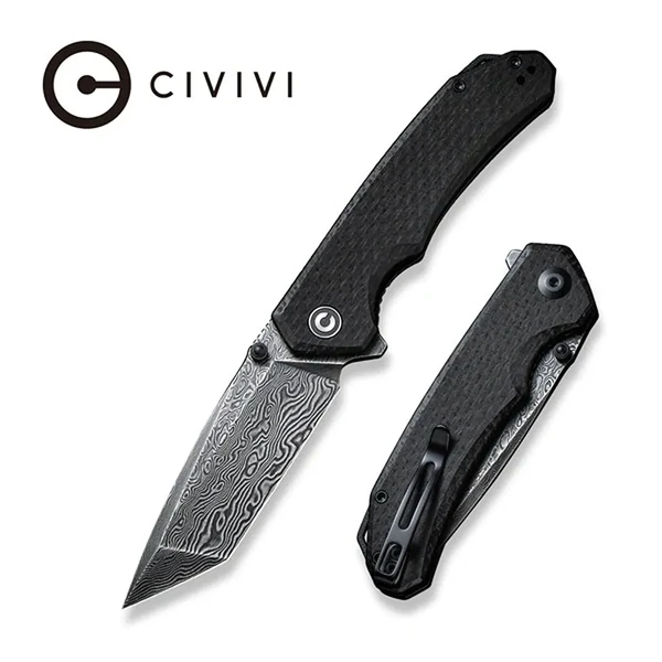 CIVIVI C2023Ds-1  Brazen Folding Knife, Damascus