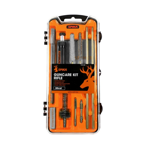 Spika Rifle Cleaning Kit - Suits .22 & .30 - .30 CCSP-KT30