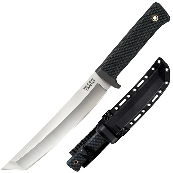 Cold Steel 35AM San Mai Recon Tanto Fixed Blade Knife 7″ Satin San Mai Blade CS35AM