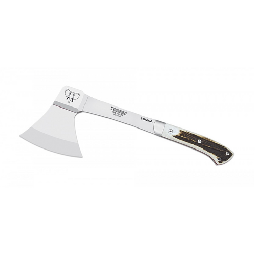 Cudeman 166-C Hunting Axe - Stag Handles