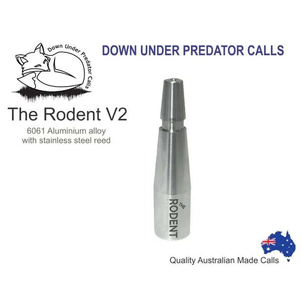 DOWN UNDER PREDATOR CALLS Rodent Squeaker Aluminum DURSA