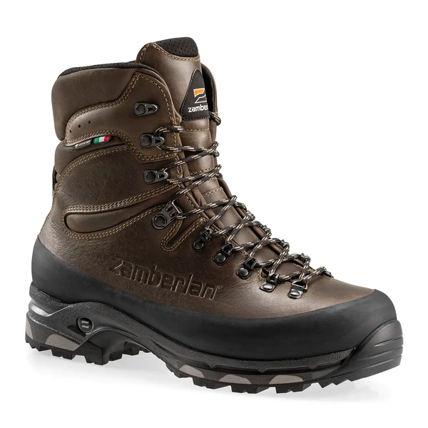 Spika Zamberlan 1004 Hunter Evo GTX RR WL Hiking Boots - Mens - Waxed Chestnut - EU 45H / US 11 FZ-1004PM1G-0C-45H