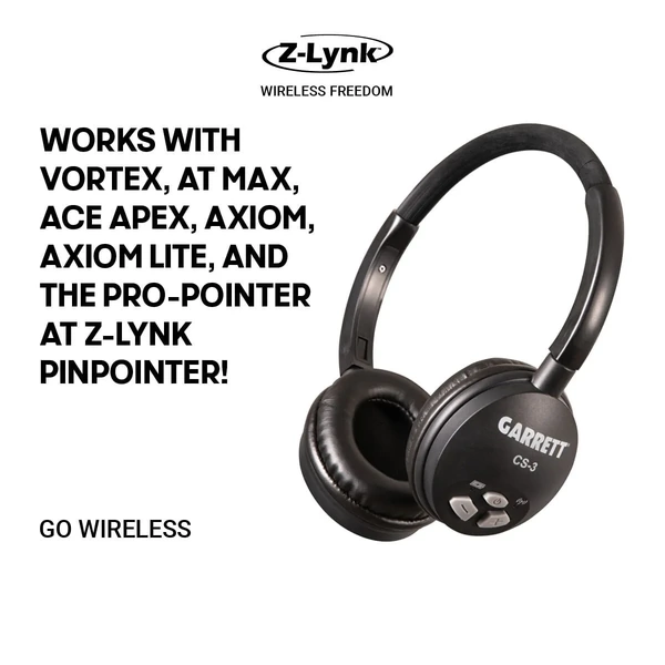 Garrett CS-3 Z-link Wireless Headphones GMD-1635510