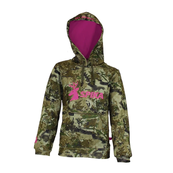 Spika GO Classic Hoodie - Girls - Biarri Camo - 12 GOH-CLC-5K5