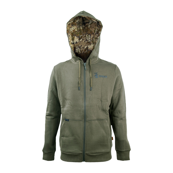 GO Core Zip-Through Hoodie - Mens - Olive - 4XL GOH-CRO-1A8