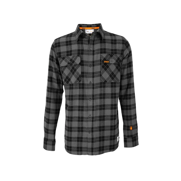 Spika GO Casual Check Shirt - Mens - Grey - 4XL GOR-CKG-1A8