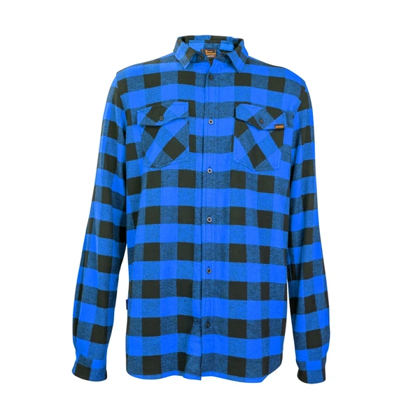 Spika GO Casual Check Shirt - Mens - Blue - XL GOR-CKU-1A5