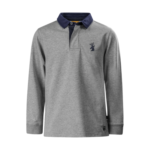 GO Advance Rugby Jumper - Kids - Grey - 8 GOU-ADG-6K3