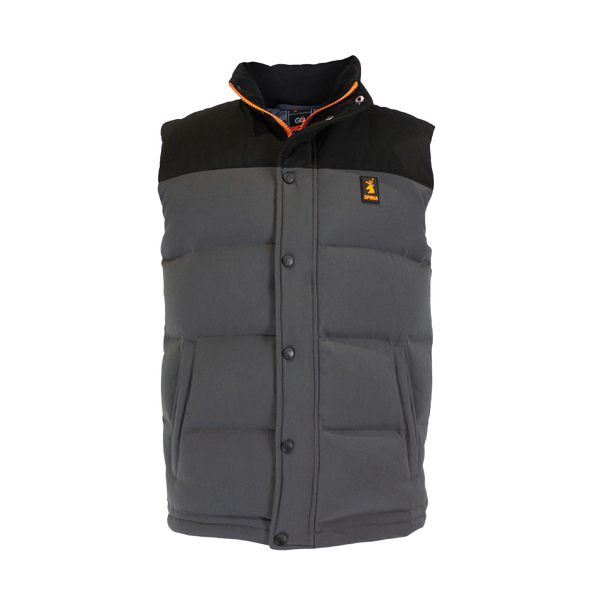 GO Casual Puffer Vest - Mens - Grey - S GOV-CUG-1A2