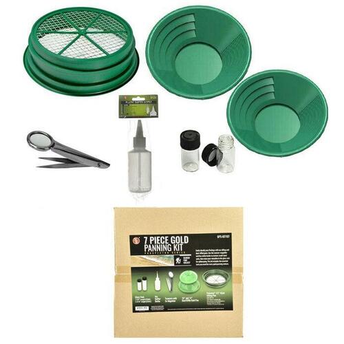 BKJ IMPORTS 7 Piece Gold Panning Set GP5-KIT107
