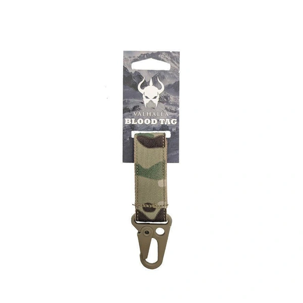 VALHALLA A/B/AB/O Pos/Neg Blood Group Tag w/ Clip Rugged Tactical Military Grade