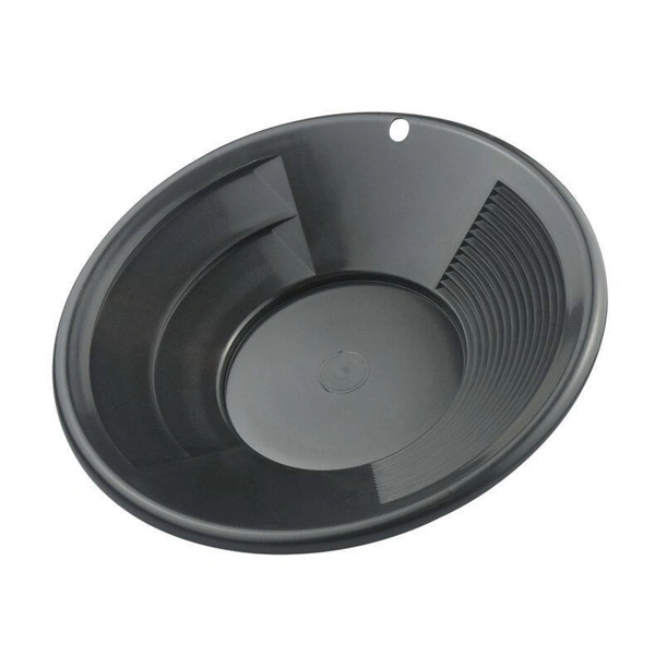 BJK IMPORTS 10‚Äù Plastic Gold Pan with Dual Riffles GP10