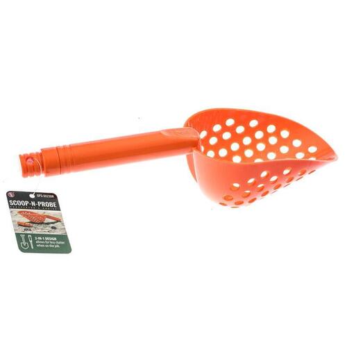 BKJ IMPORTS 14" Sand Scoop with Holes & Brass Probe GP-SS23