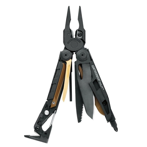 LEATHERMAN MUT Black Multi-Tool 16 Tools 3 Bits + MOLLE Sheath