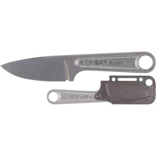 KA-BAR Forged Wrench Neck Knife EDC Fixed Blade With Sheath 1119 