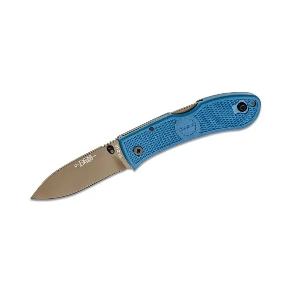 KA-BAR 4062D2 Dozier Folding Hunter 3‚Ä≥ STR Blade, Blue Zytel Handles D2 Blade