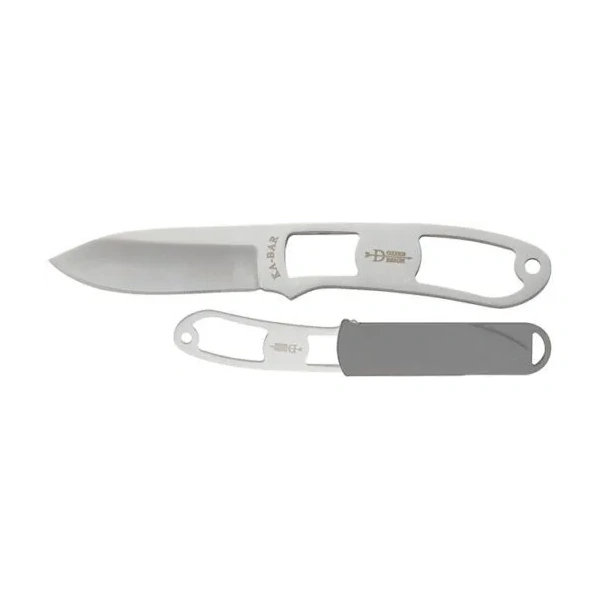 KA-BAR 4073BP Dozier Skeleton Neck Knife Fixed 2.625‚Äö√Ñ‚â• Blade, Skeletonized Steel Handle, Plastic Sheath