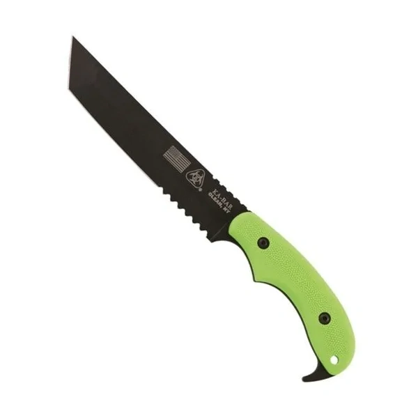KA-BAR Knife Famine Tanto Fixed 7-5/8‚Ä≥ Black Plain Blade KB5700
