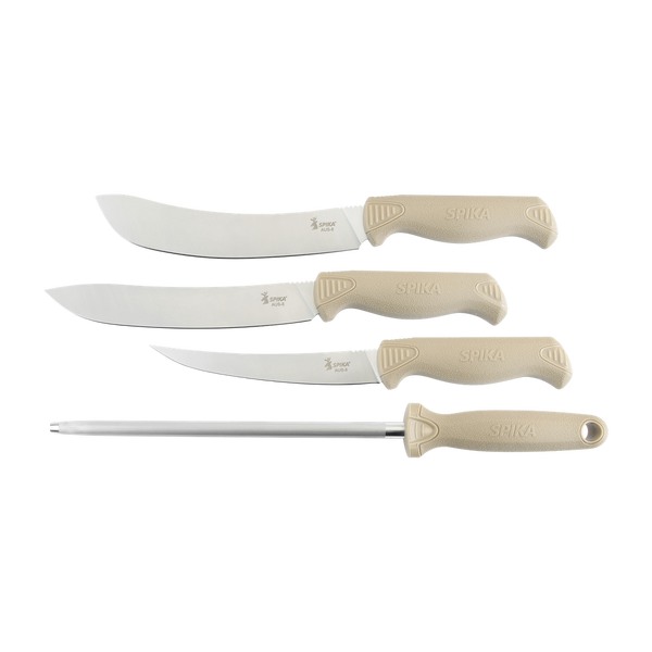 SPIKA FIELDCRAFT CERVITAUR 4 PIECE KNIFE ROLL KRFC-KR01N