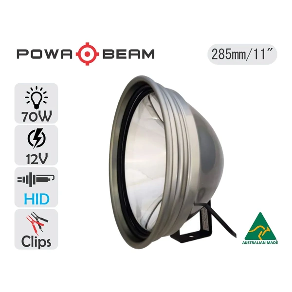 Powa Beam 11in 70W HID Spotlight PLPRO11HID-70