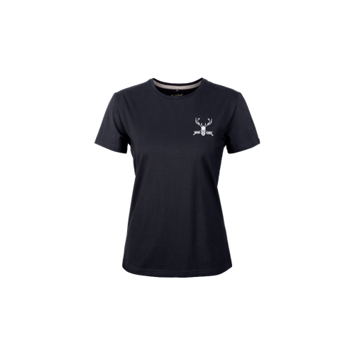 Red Stag Tee Womens Black Hunters Element 21/22