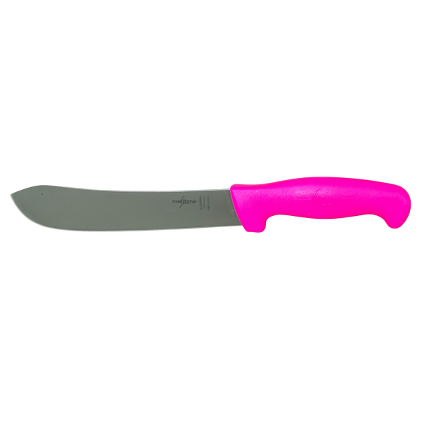 SICUT Butchers Knife 8" Blade with PINK Handle SC1BU8PINK