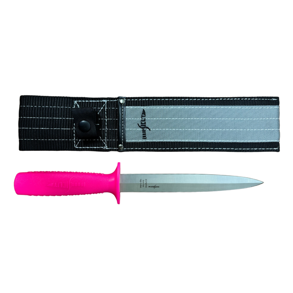 SICUT 8" PIG STICKING KNIFE PINK HANDLE WITH SHEATH SC1PS8PINK+S