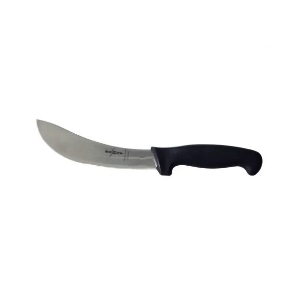SICUT Curved Blade Beef Skinning Knife ‚Äì 6‚Ä≥ Blade with Black Handle