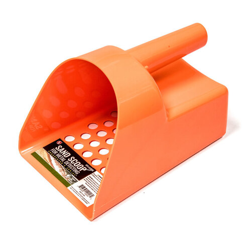 8.1/2" Hand Held Plastic Sand Scoop Orange