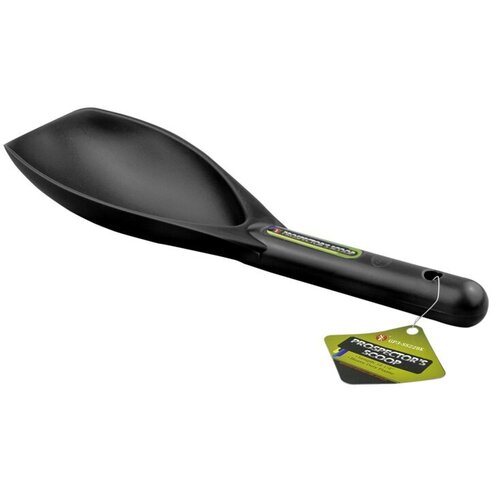 12.5" Heavy Duty Plastic Body Prospector's Scoop Black