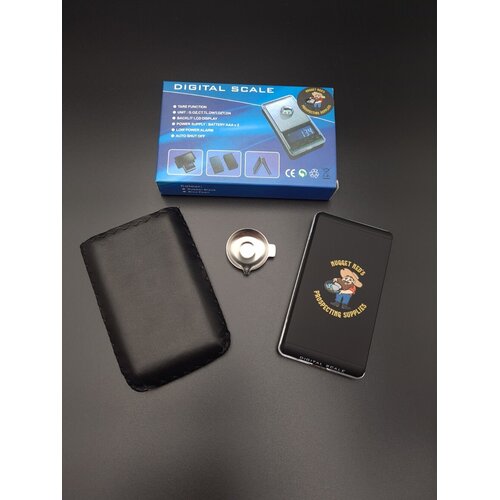 Nugget Ned's Pocket Scale with Bonus Tare Tray 300 grams x 0.01 grams