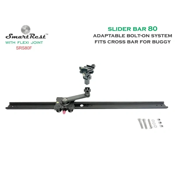 SmartRest Slider Bar 80cm Bolt-on with Flexi Joint SRS80F