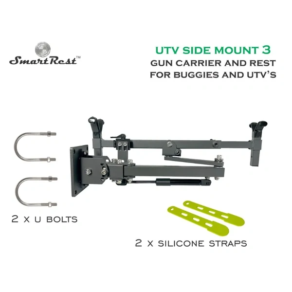 SmartRest UTV Gun Rack - Side Mount SRUTVS3