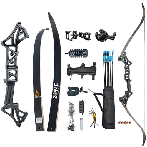 Apex Hunting - 30lbs R3 Recurve Bow Package - Zone Archery TP-R3-PACKAGE-30
