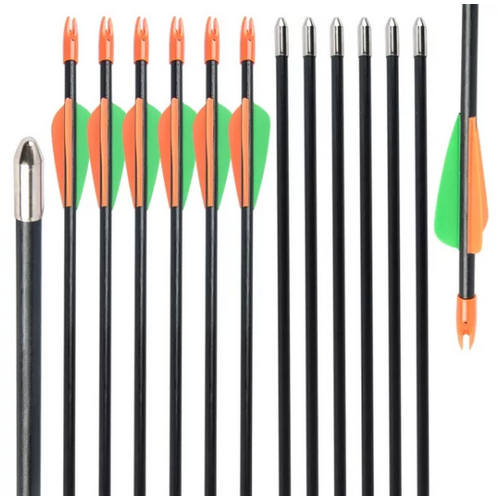 Apex Hunting Zone Archery Kids Fiberglass Arrows 26" 12 Pack TP-TPBJ-7026