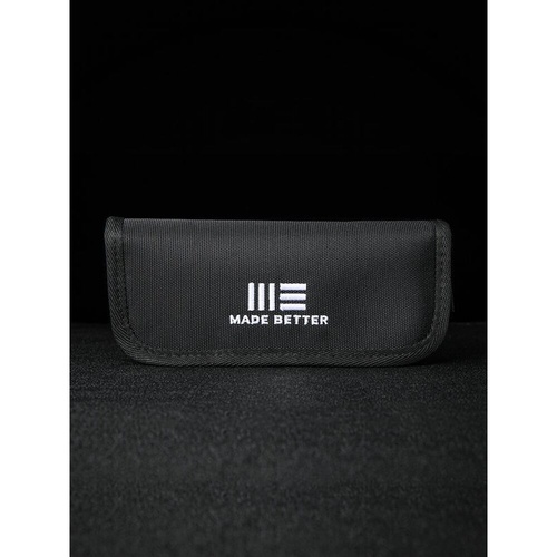 WE KNIFE Black Nylon Zippered Pouch W Polishing Cloth