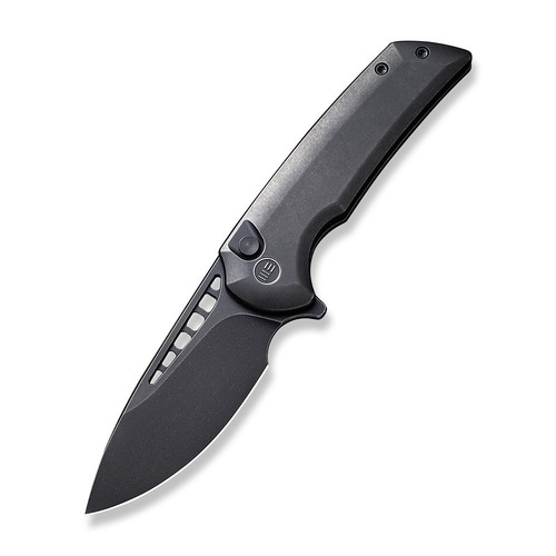 We Knife We054Bl-1 Mini Malice Button Lock Folding Knife, Black WE054BL-1