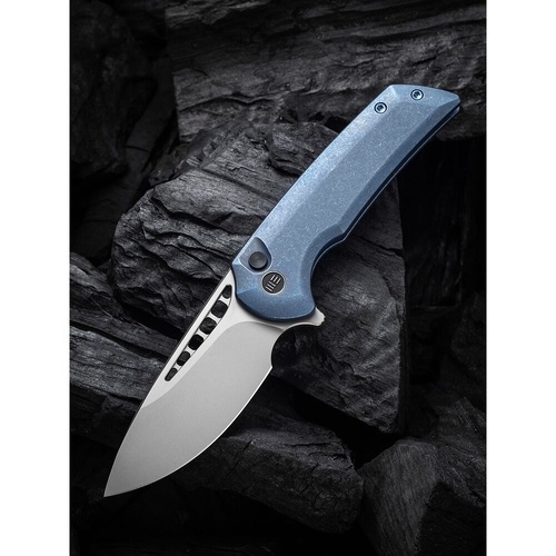 WE KNIFE We054Bl-3  Mini Malice Folding Knife, Blue Ti