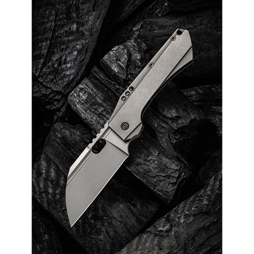 We Knife We19072-1 Roxi 3 Folding Knife, Front Flipper, Titanium WE19072-1