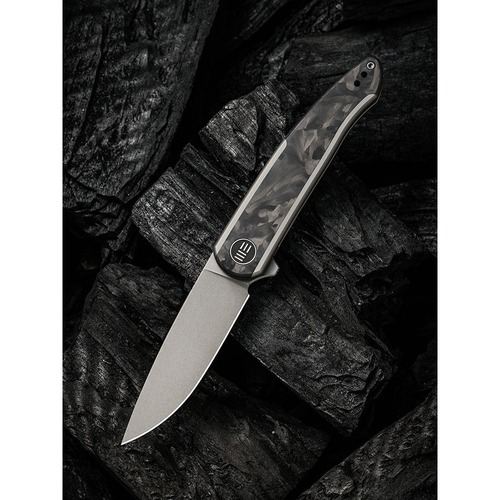We Knife We20043-1  Smooth Sentinel Folding Knife, Ti + Cf WE20043-1