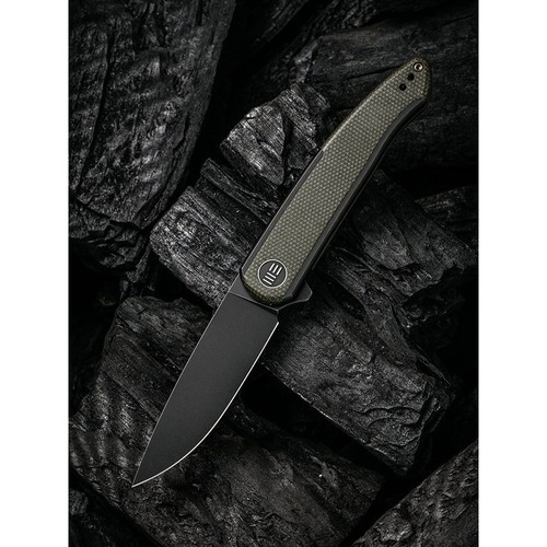 We Knife We20043-4  Smooth Sentinel Folding Knife, Ti + Micarta WE20043-4