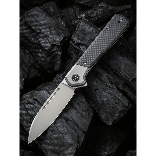 WE KNIFE We20050-1  Soothsayer Folding Knife, Ti + Cf